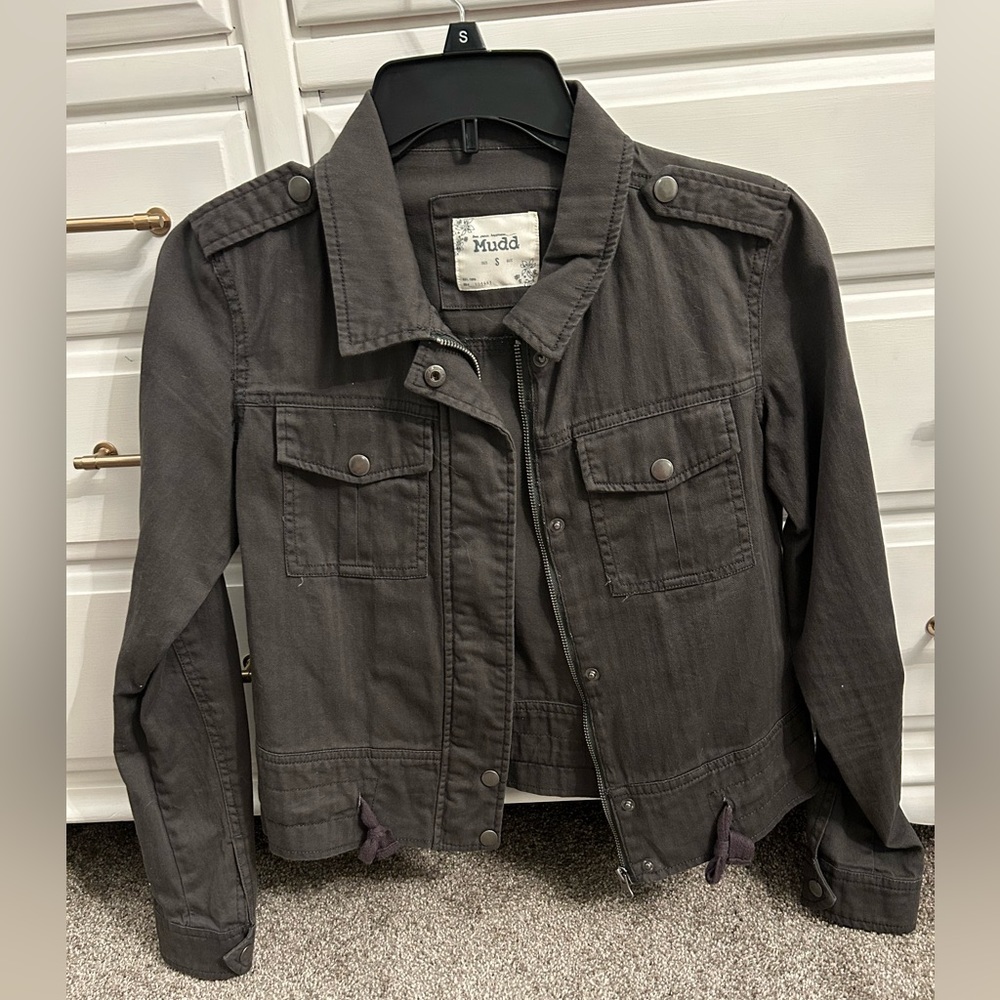 Grey Women’s Tie-Hem Jacket